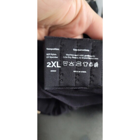 Truekind Womens Sz 2XL Daily Comfort Wireless Shaper Bra w/ Extender Black 10022 - Picture 4 of 13